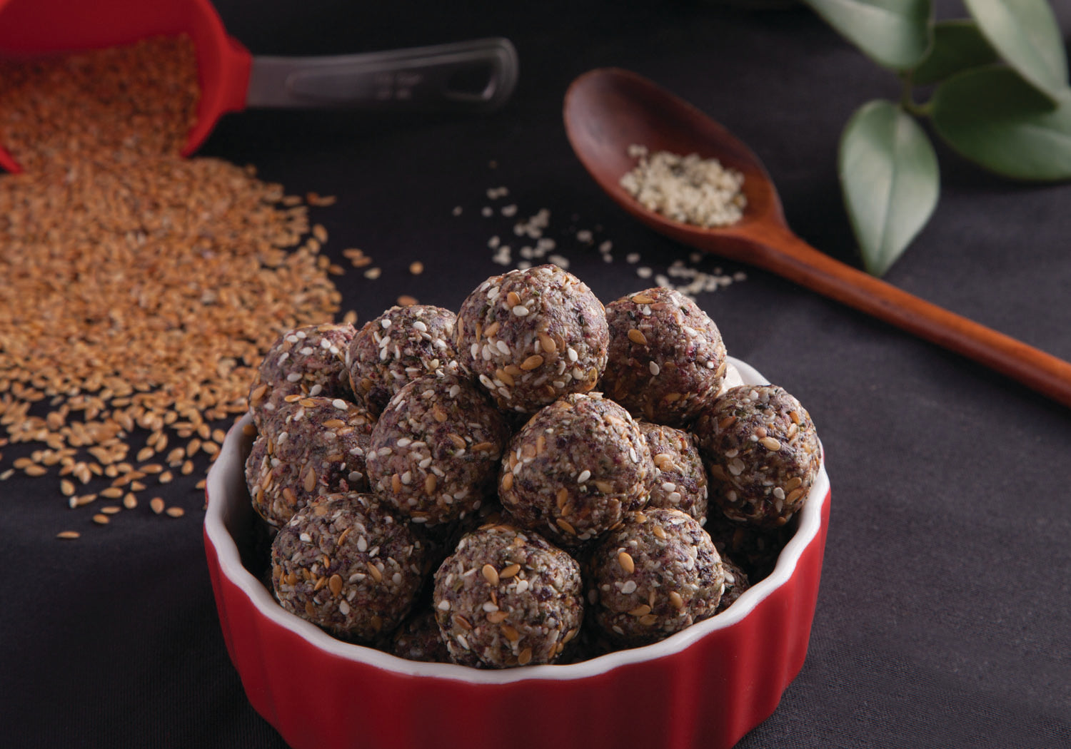 NoBake Red Beet Energy Balls FloraHealthcaen