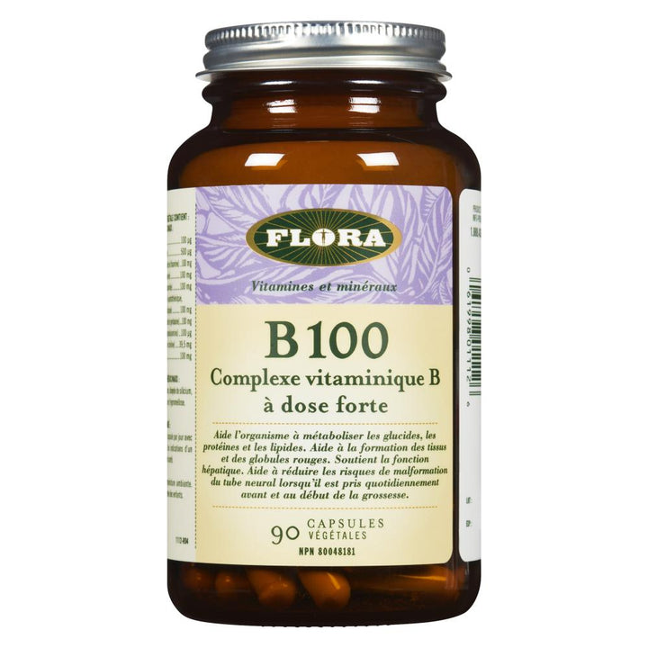 B 100 vitamin complex, 90 capsule container