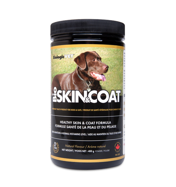 skin and coat supplement for dogs and cats supporting normal histamine level