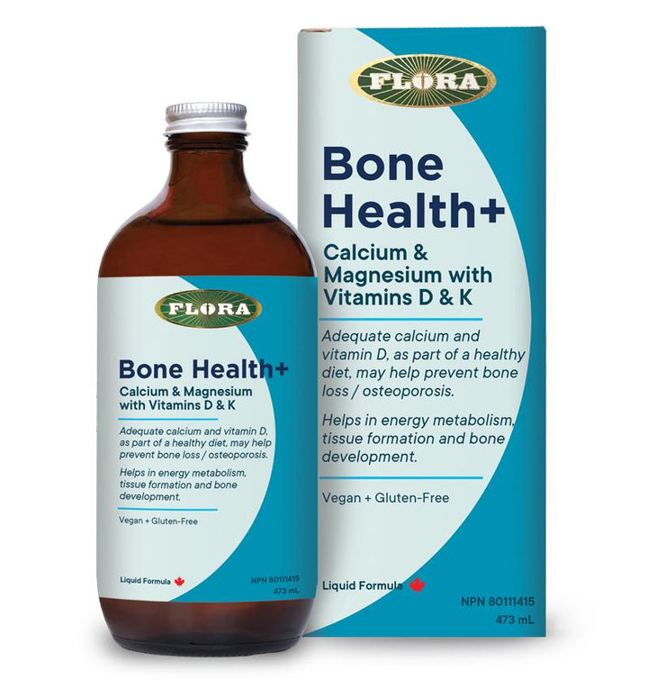 Flora supplements to support healthy bones, liquid vitamins and minerals for bones