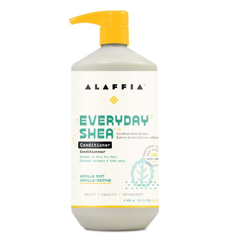 Alaffia EveryDay Shea Conditioner Vanilla Mint Conditionneur Karit