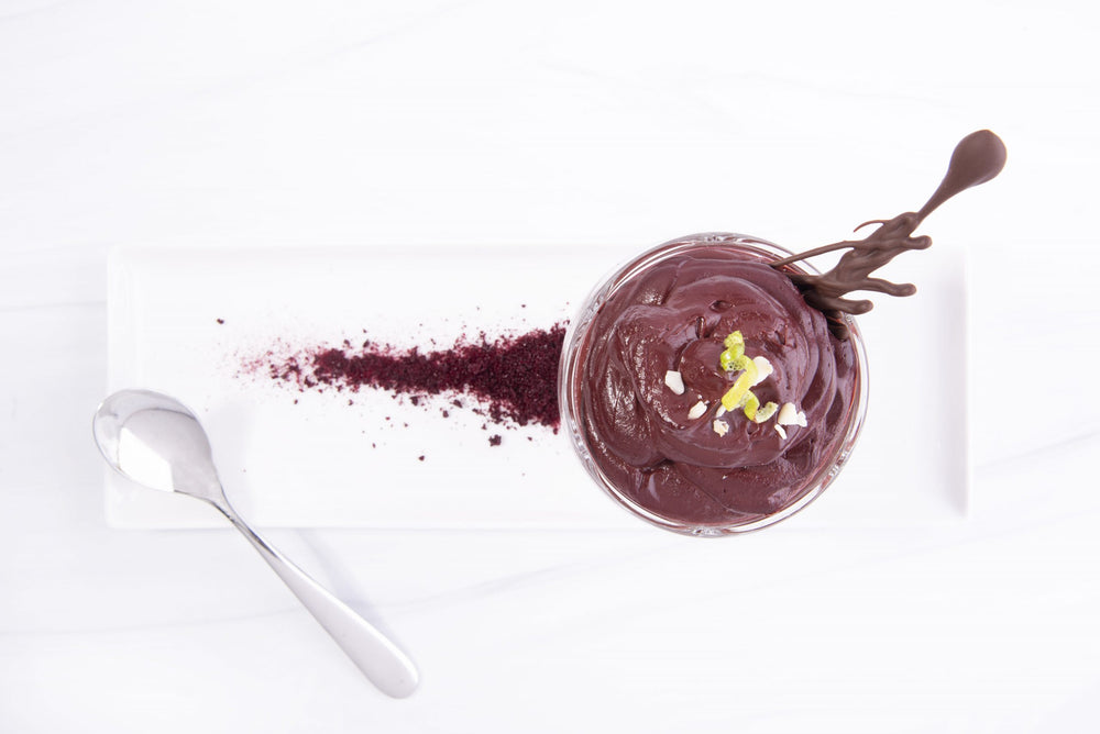 Valentine’s Day Heart-Beet Chocolate Mousse