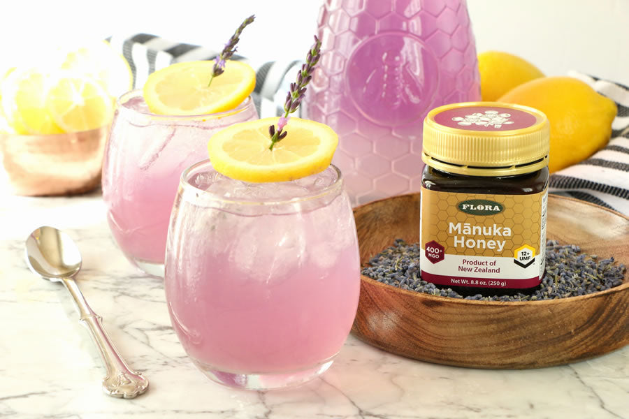 Manuka Honey + Lavender Lemonade