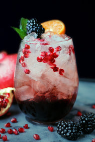 Immune Boosting Elderberry + Pomegranate Shrub
