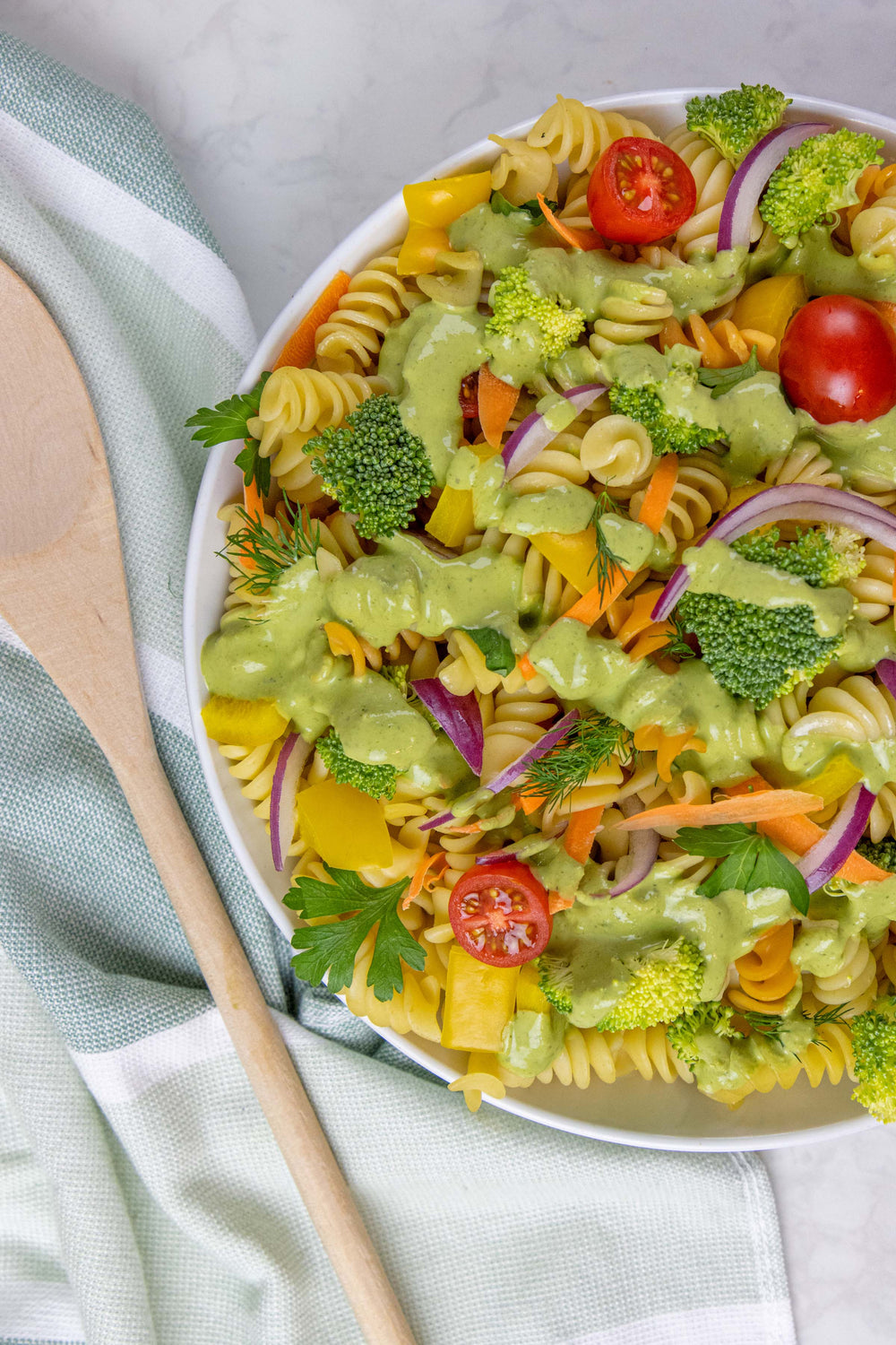 Udo's Green Goddess Pasta Salad  FloraHealthca-en