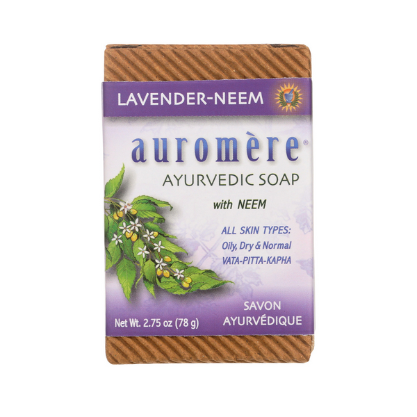 Savon en barre ayurvédique Auromère® | Lavande-Neem