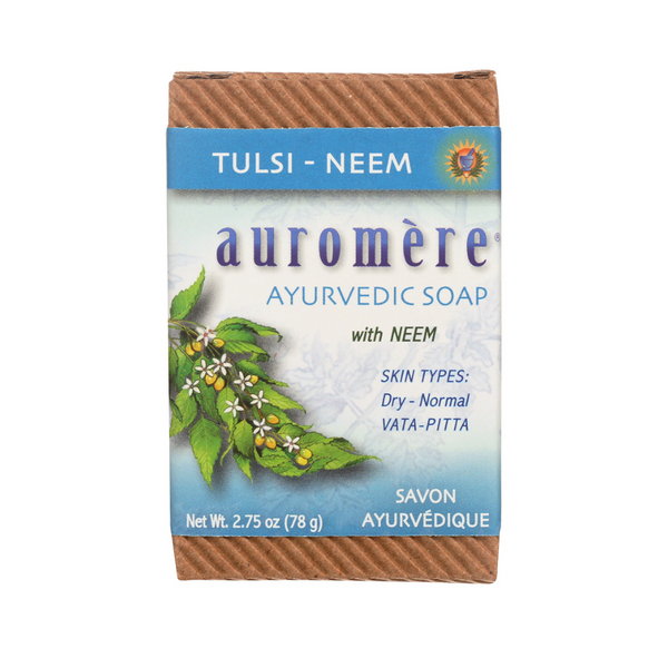 Auromère® Ayurvedic Bar Soap | Tulsi-Neem