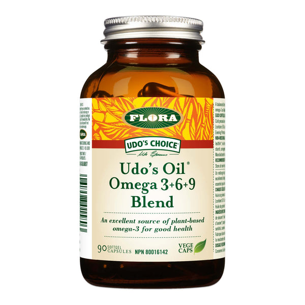 Udo's Oil® Omega 3•6•9 Blend Capsules | Capsules d'Huile d'Udo® Mélange d'oméga 3•6•9