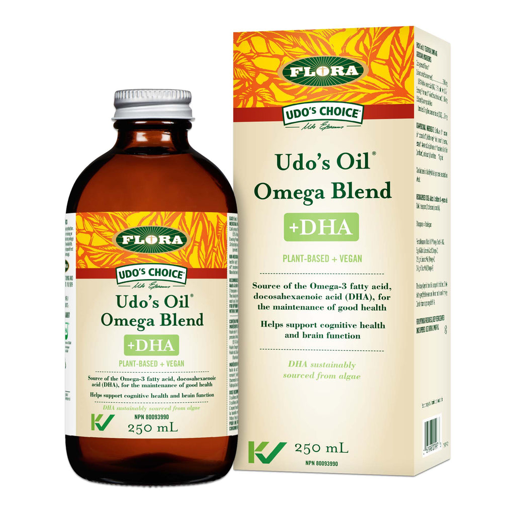 Udo's Oil® Mélange Oméga 3•6•9 +DHA | Huile d'Udo® Mélange d'oméga 3•6•9 +DHA