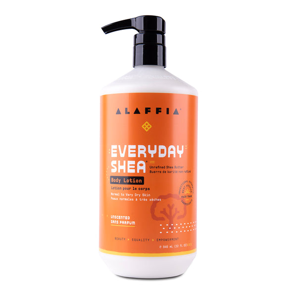 Alaffia EveryDay Shea Body Lotion - Unscented | Lotion pour le corps Karité quotidien - sans parfum Alaffia