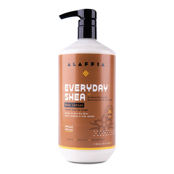 Alaffia EveryDay Shea Body Lotion - Vanilla | Lotion pour le corps Karité quotidien - vanille Alaffia