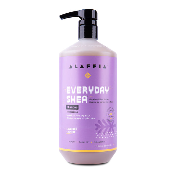 Alaffia EveryDay Shea Shampoo - Lavender | Shampooing Karité quotidien - lavande Alaffia