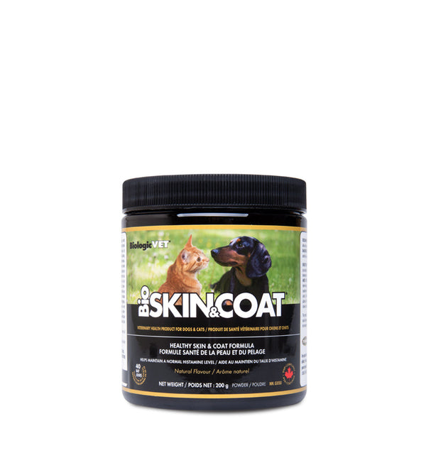 supplements to support pet skin and coat healt, BioSKIN&COAT for cats and dogs