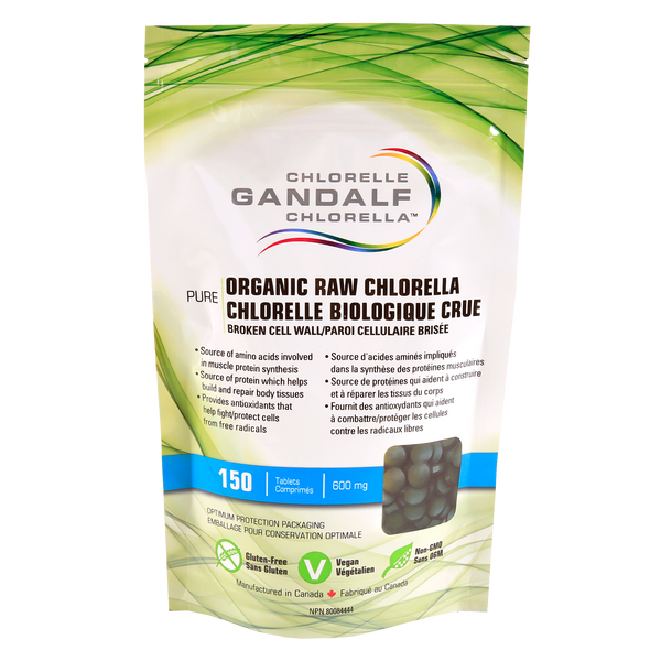 Gandalf™ Organic Chlorella Tablets | Comprimés de Chlorelle biologique
