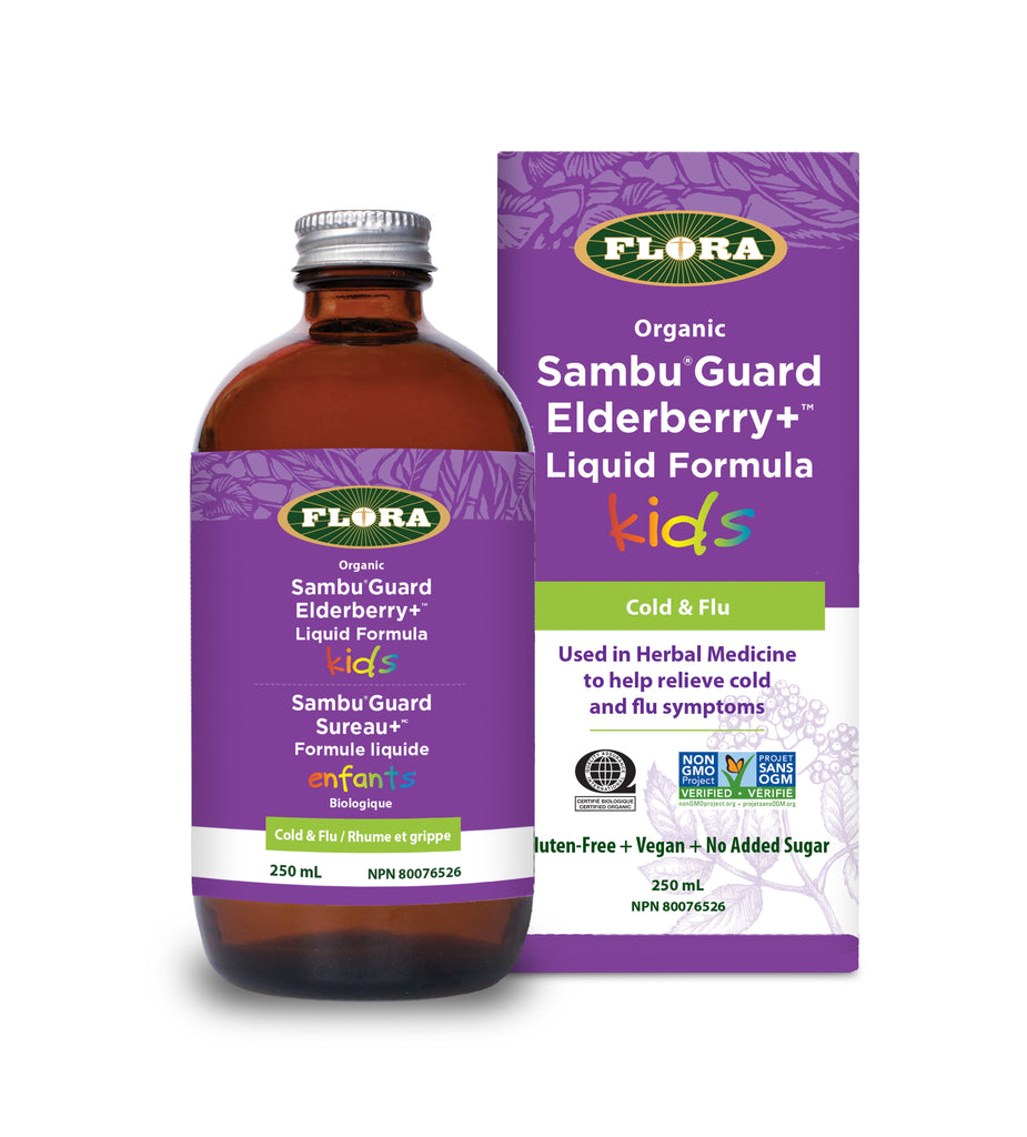 Formule liquide Sambu®Guard Elderberry+ pour enfants | Sureau+ formule liquide pour enfants