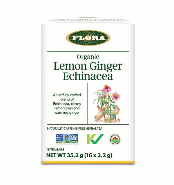 Lemon Ginger Echinacea Tea | Tisane Citron gingembre échinacée