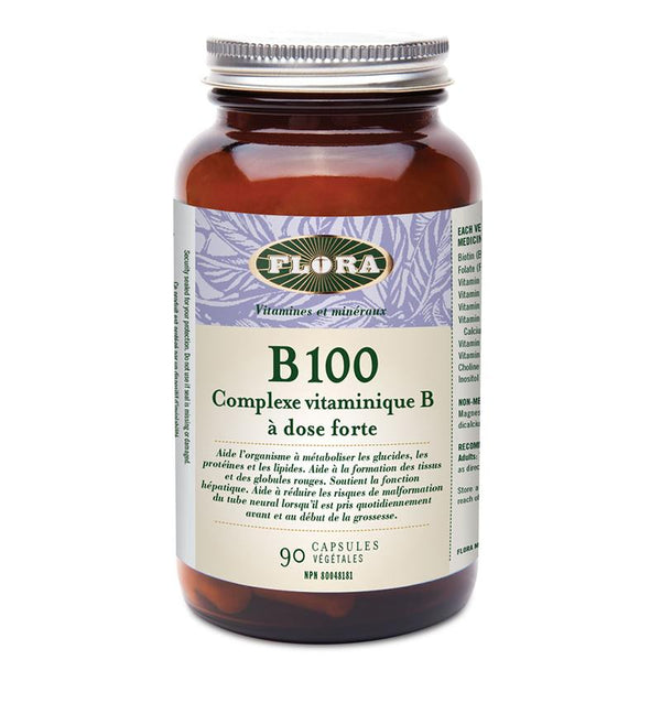 B 100 vitamin complex, 90 capsule container