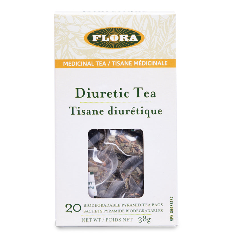 herbal diuretic tea made from traditional medicinal herbs by Flora Health