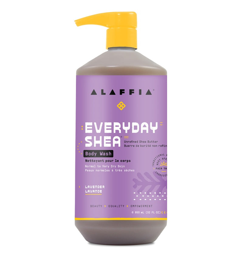 Alaffia EveryDay Shea Body Wash - Lavender | Nettoyant pour le corps Karité quotidien - lavande Alaffia